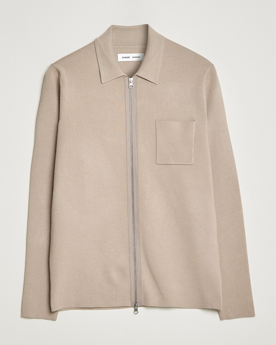 Men | Sweaters & Knitwear | Samsøe Samsøe | Guna Full Zip Pure Cashmere