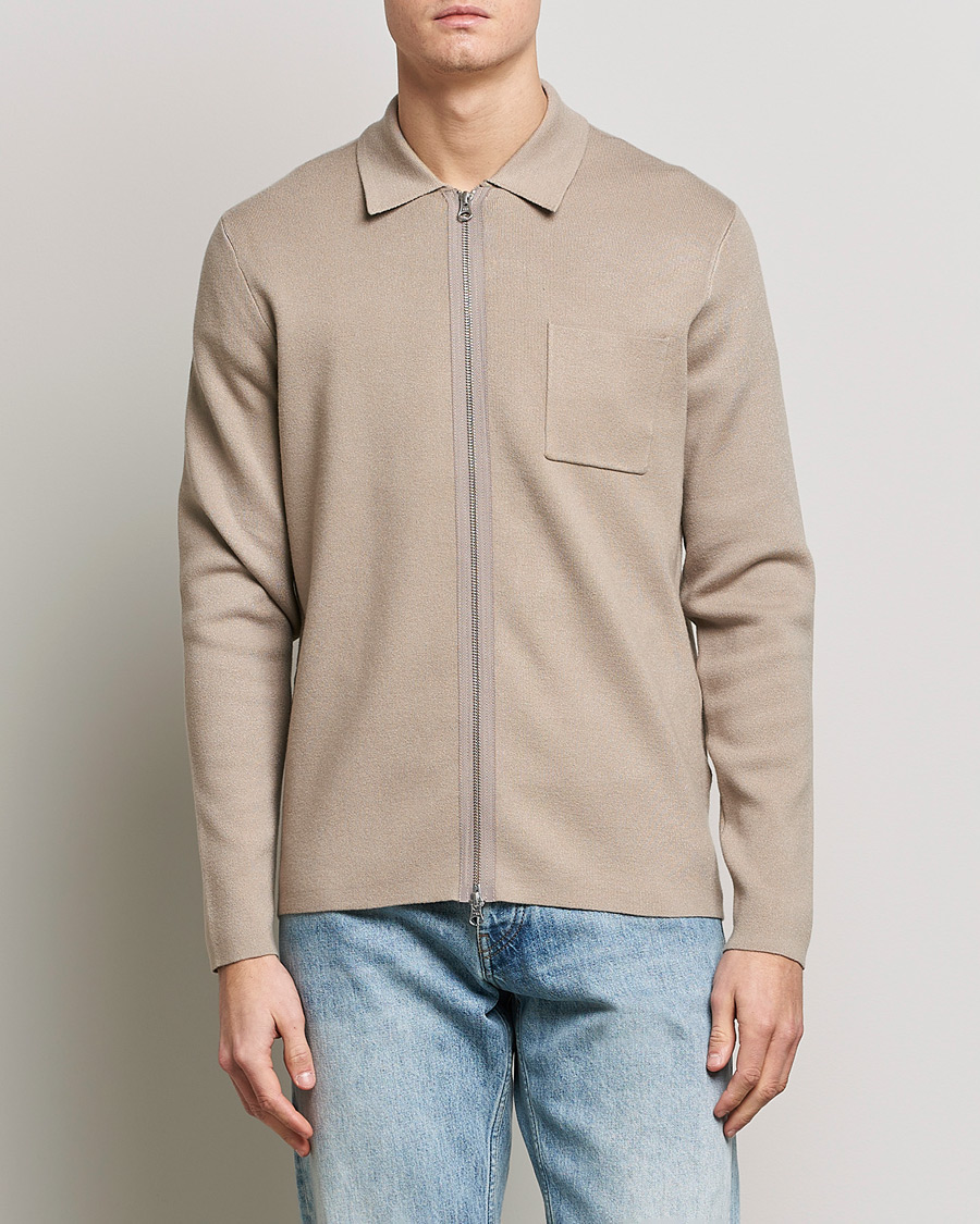 Men | Sweaters & Knitwear | Samsøe Samsøe | Guna Full Zip Pure Cashmere