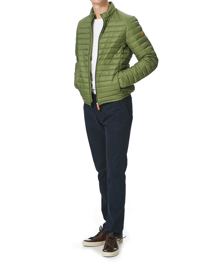 Men | Coats & Jackets | Save The Duck | Alexander Lightweight Padded Jacket Cactus Green