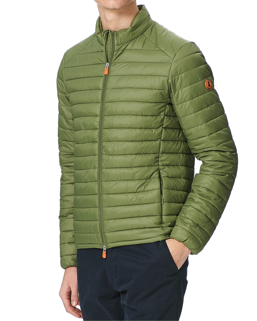 Men | Coats & Jackets | Save The Duck | Alexander Lightweight Padded Jacket Cactus Green