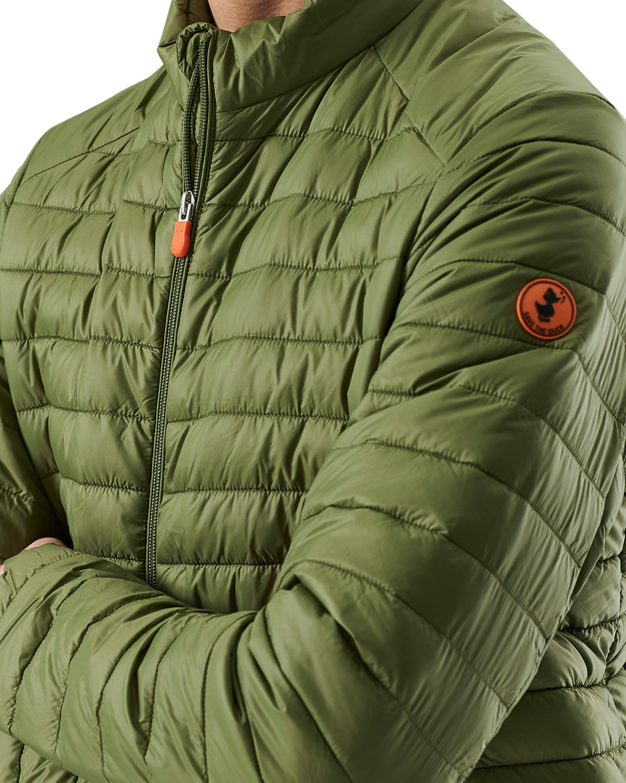 Men | Coats & Jackets | Save The Duck | Alexander Lightweight Padded Jacket Cactus Green