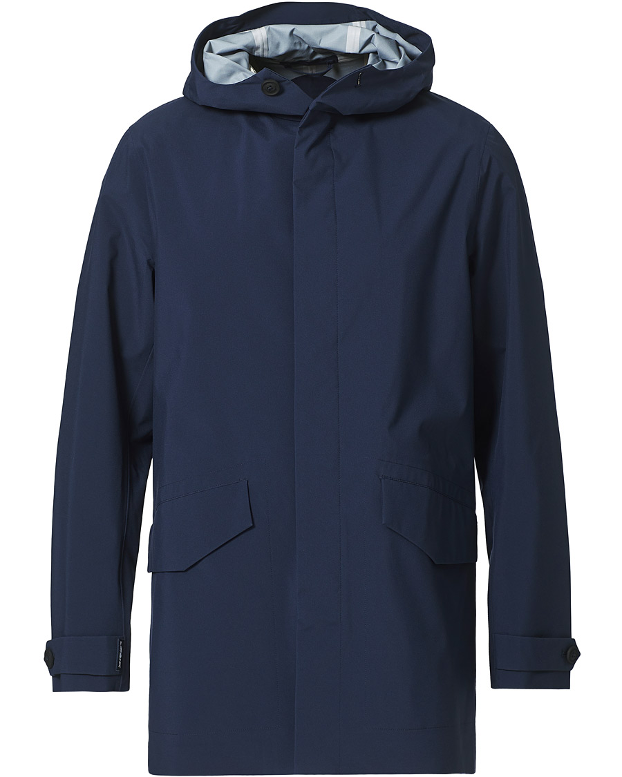 Men | Coats & Jackets | Save The Duck | Mackintosh Co-Lab John Coat Navy Blue