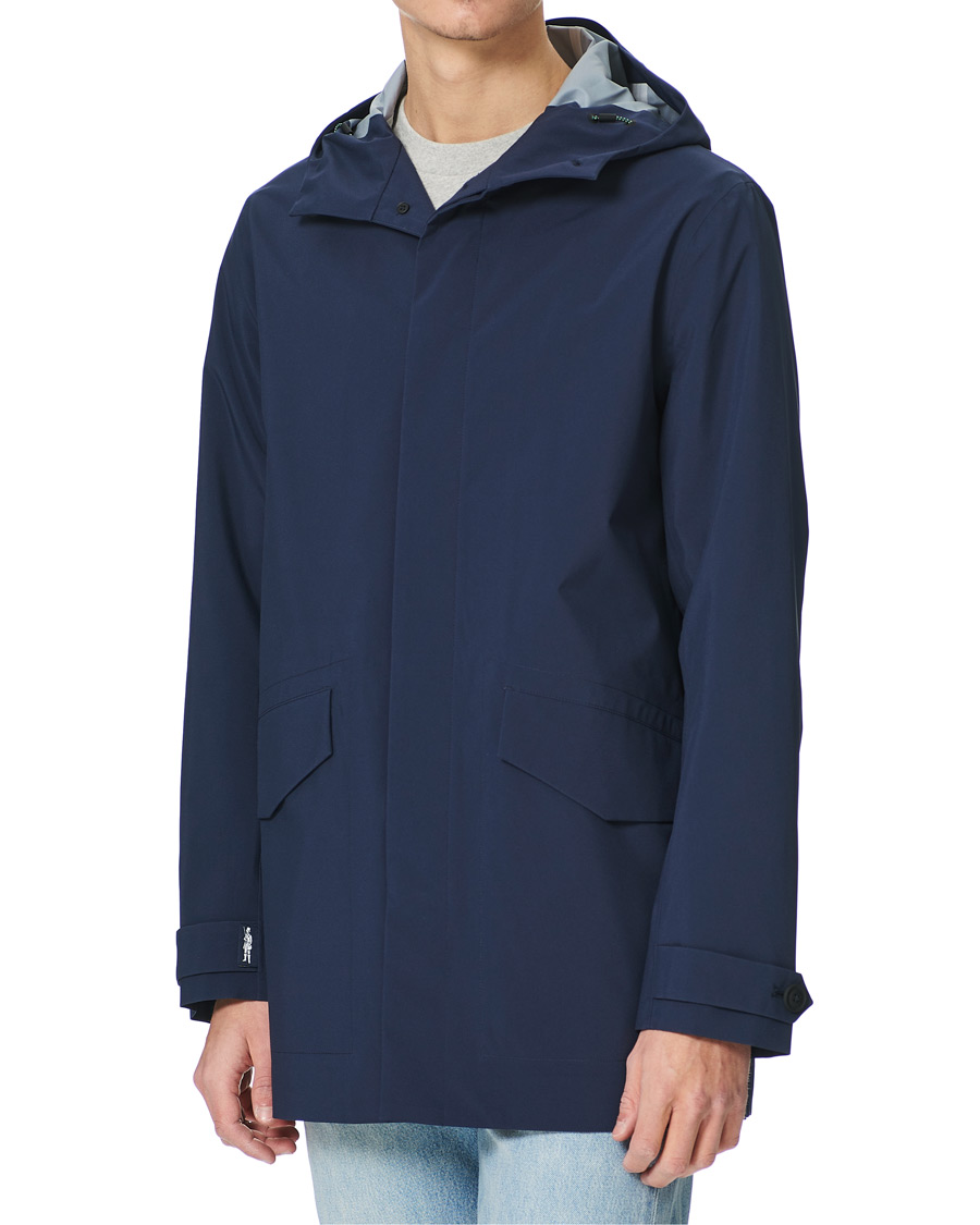 Men | Coats & Jackets | Save The Duck | Mackintosh Co-Lab John Coat Navy Blue