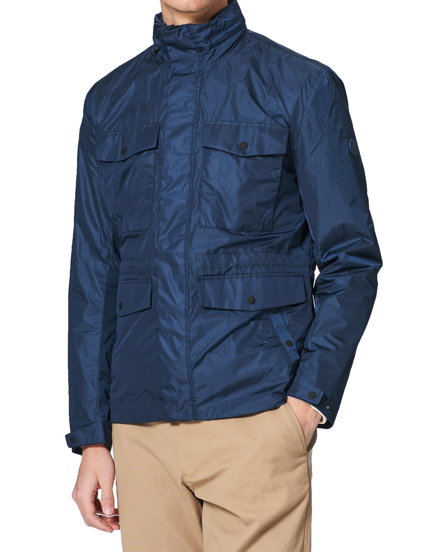 Men | Coats & Jackets | Save The Duck | Sun Nylon Field Jacket Navy Blue