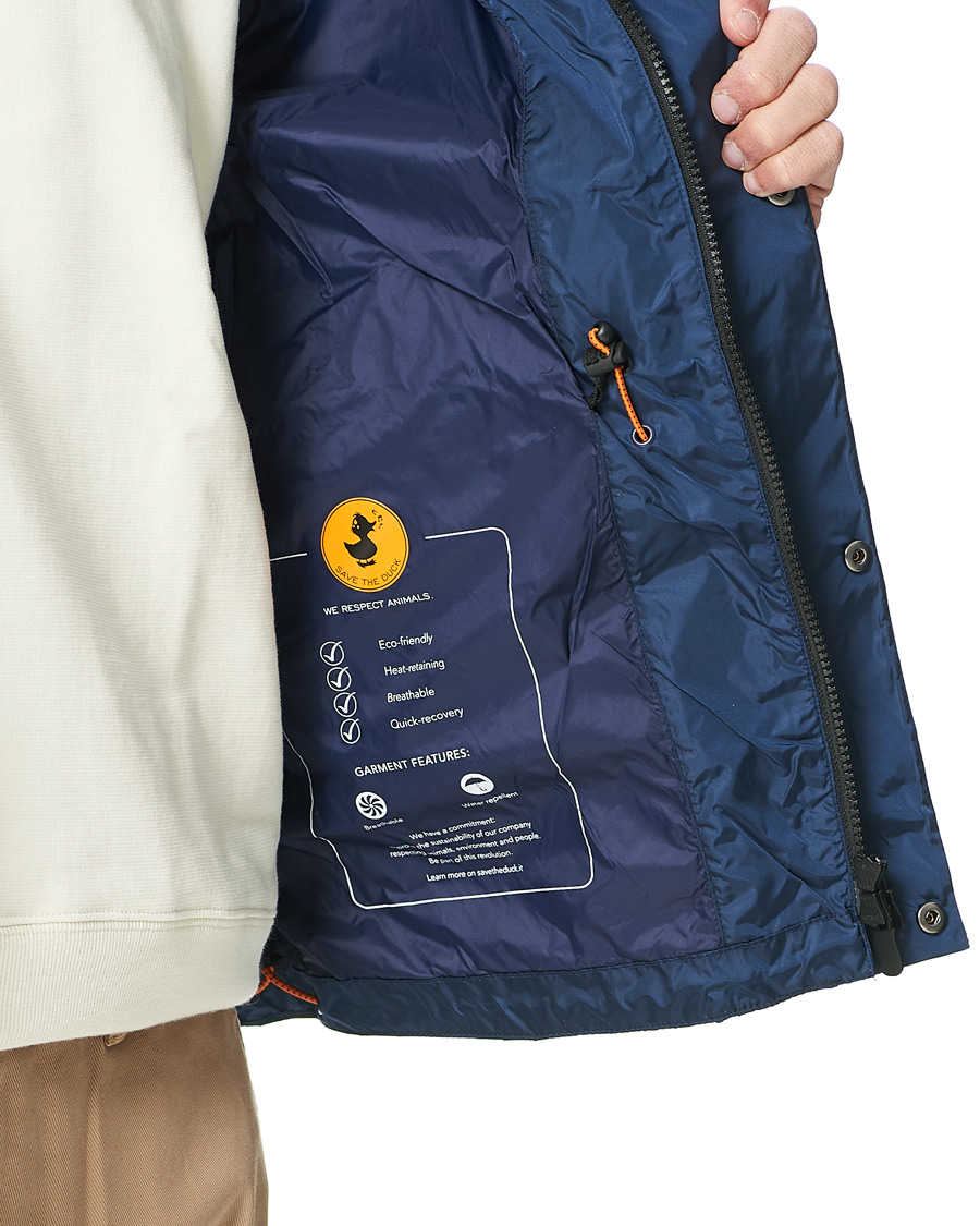 Men | Coats & Jackets | Save The Duck | Sun Nylon Field Jacket Navy Blue