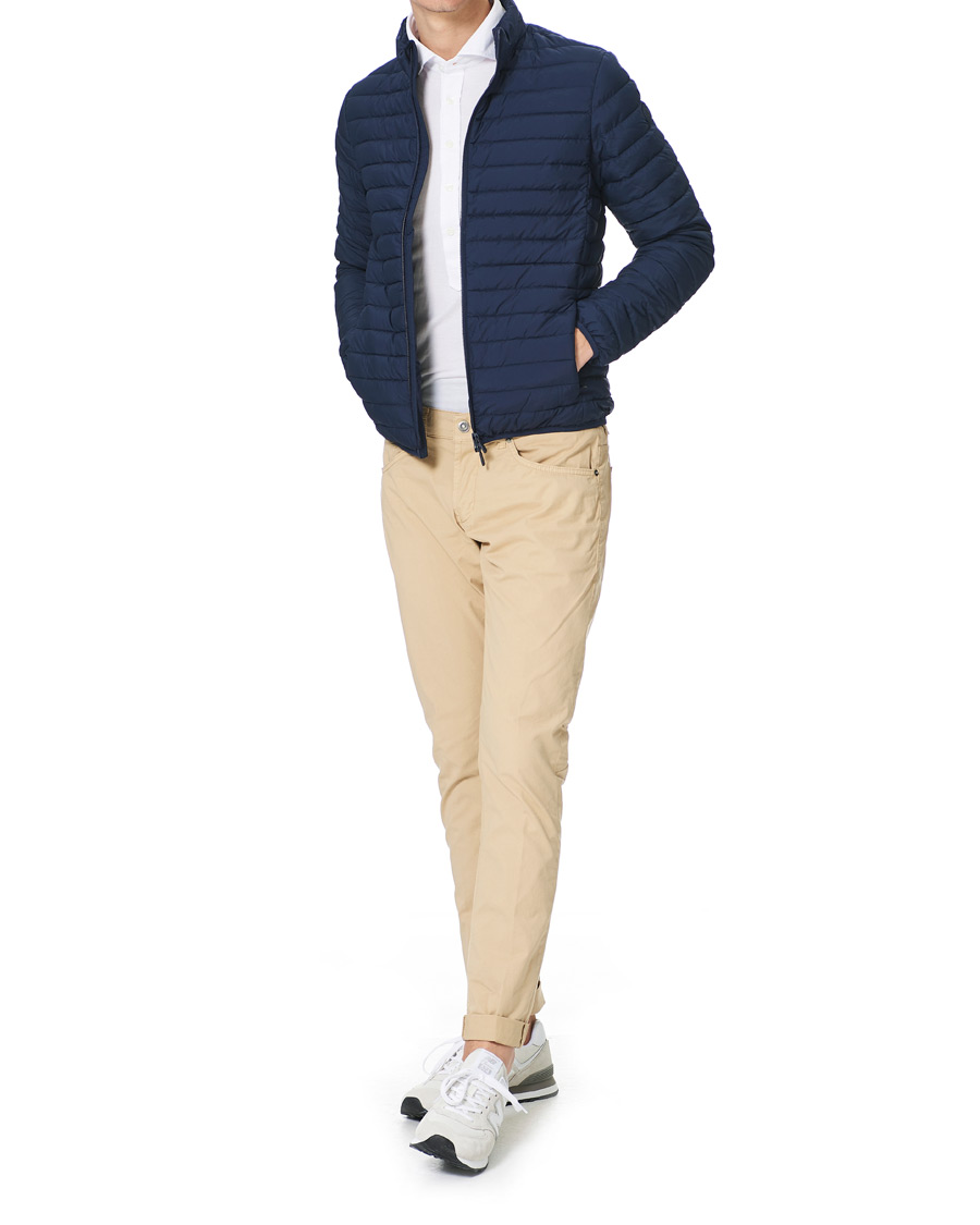 Men | Coats & Jackets | Save The Duck | Lewis Lightweight Matt Padded Jacket Navy Blue