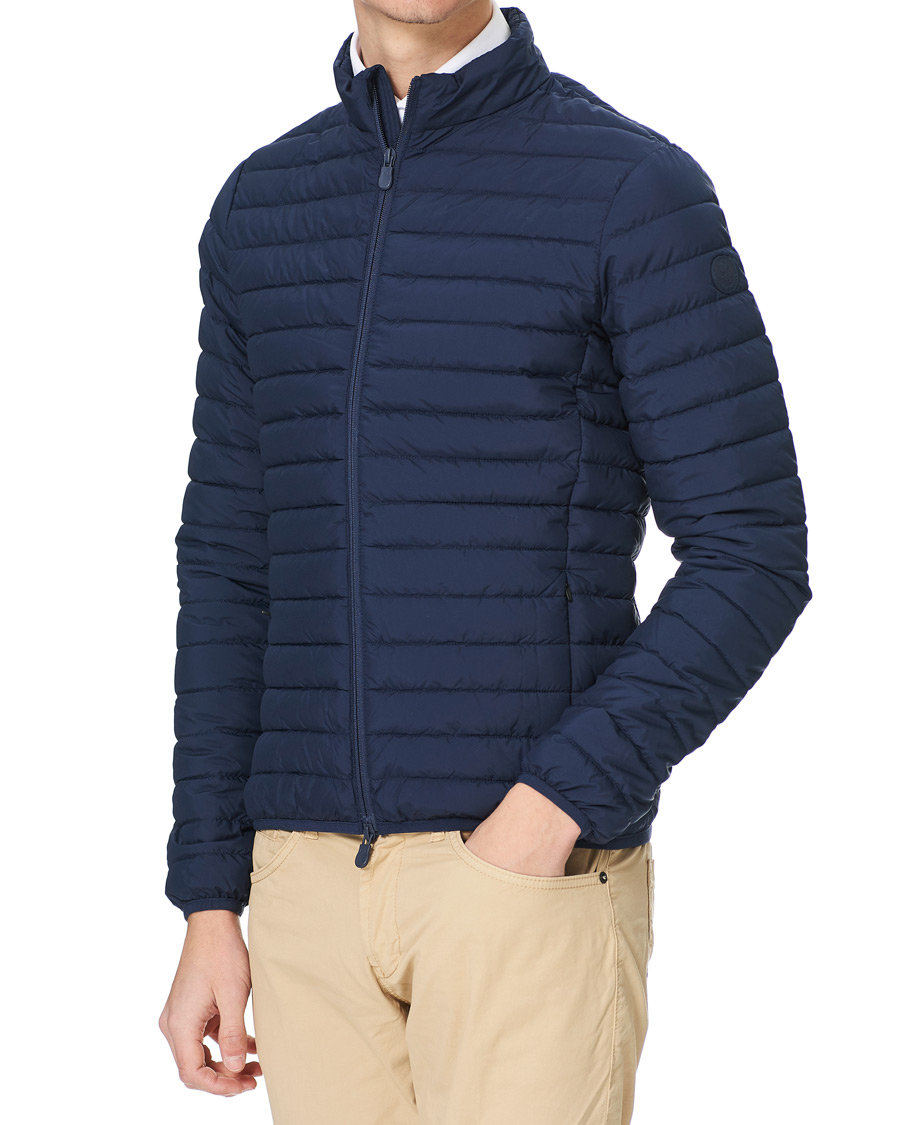 Men | Coats & Jackets | Save The Duck | Lewis Lightweight Matt Padded Jacket Navy Blue