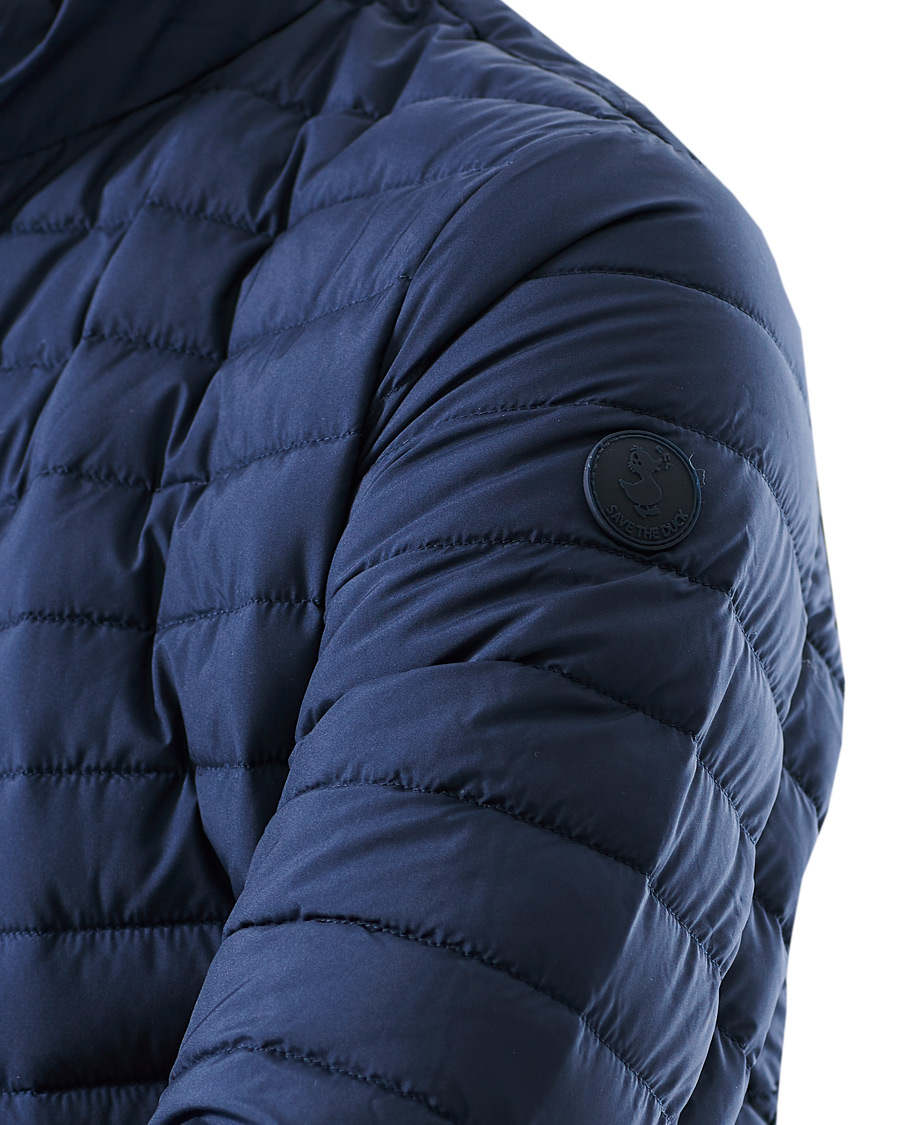 Men | Coats & Jackets | Save The Duck | Lewis Lightweight Matt Padded Jacket Navy Blue