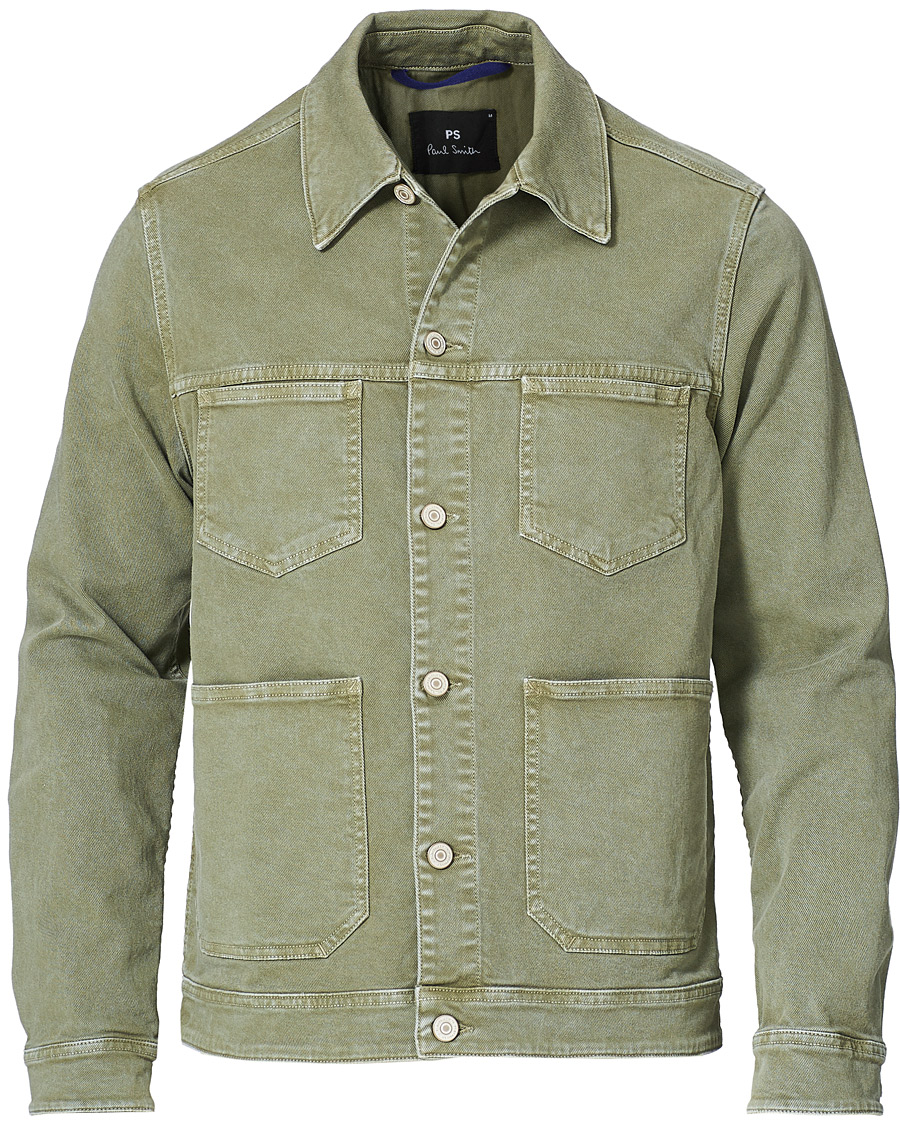 Men | Shirts | PS Paul Smith | Work Jacket Green