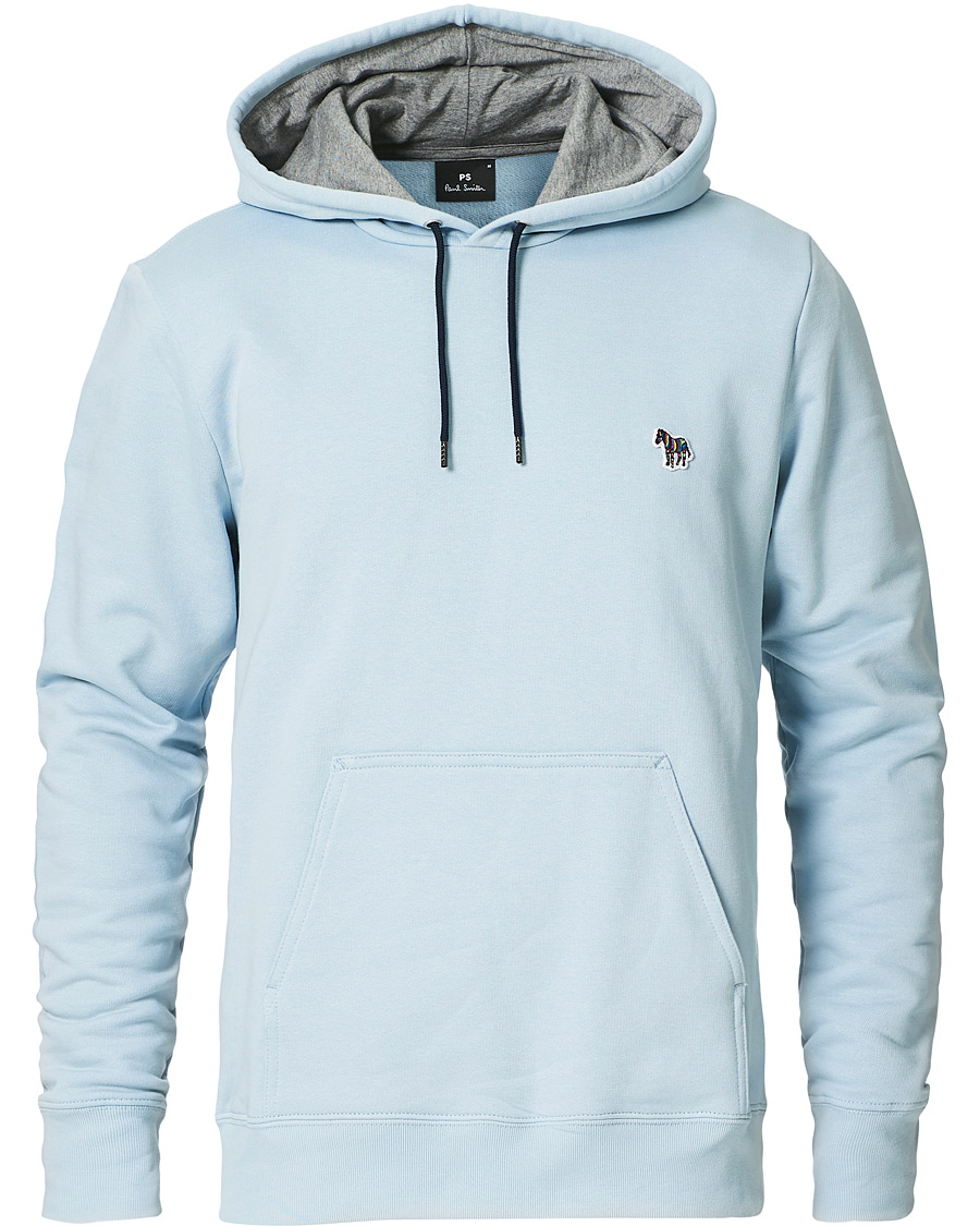 Men | Sweaters & Knitwear | PS Paul Smith | Organic Cotton Hoodie Light Blue