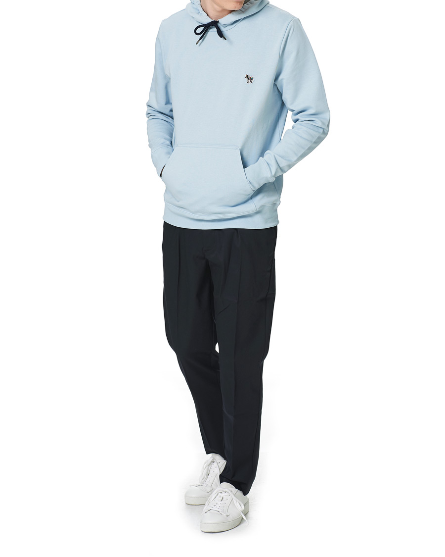 Men | Sweaters & Knitwear | PS Paul Smith | Organic Cotton Hoodie Light Blue