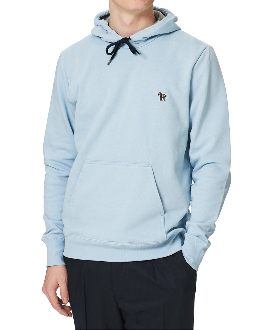 Men | Sweaters & Knitwear | PS Paul Smith | Organic Cotton Hoodie Light Blue