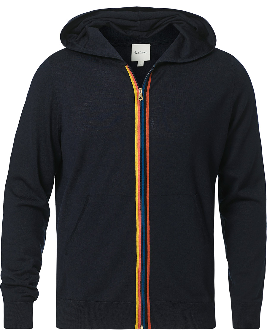 Men | Sweaters & Knitwear | Paul Smith | Zip Hoodie Navy