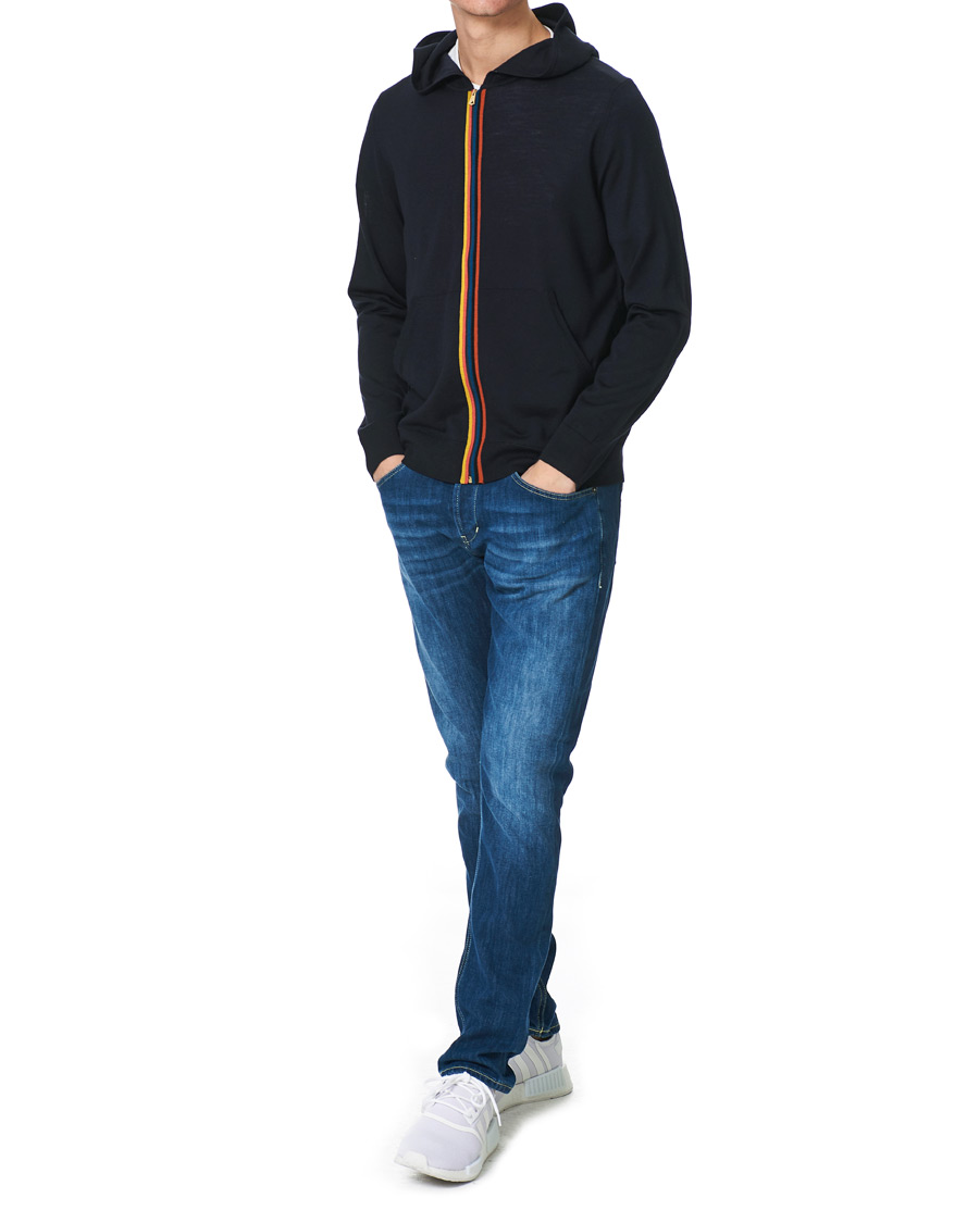 Men | Sweaters & Knitwear | Paul Smith | Zip Hoodie Navy
