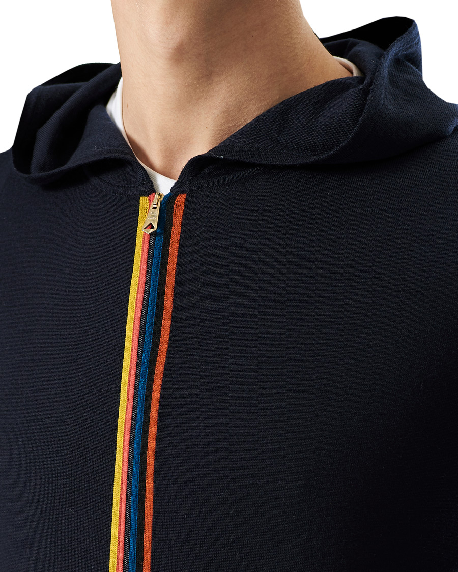 Men | Sweaters & Knitwear | Paul Smith | Zip Hoodie Navy