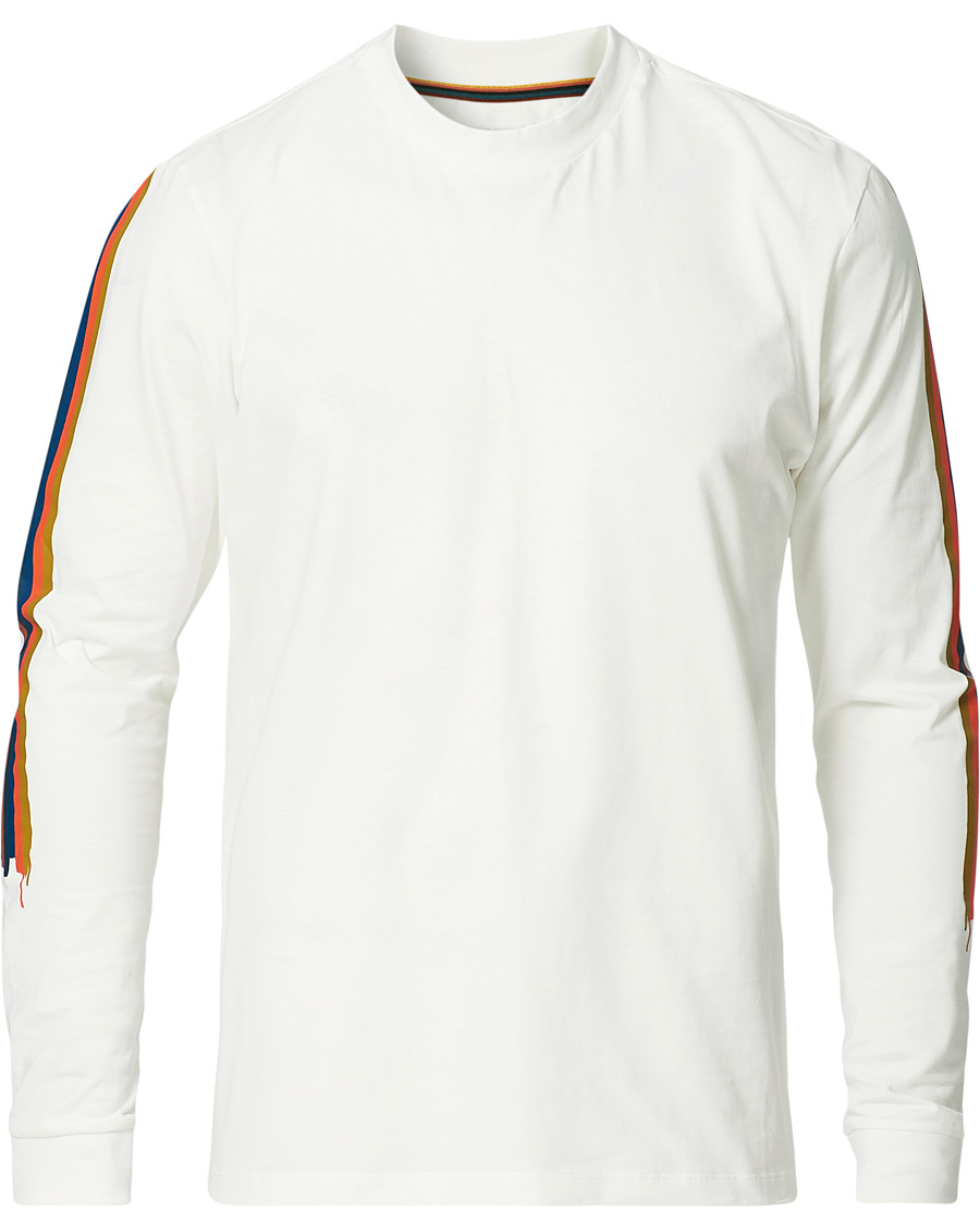 Men | T-Shirts | Paul Smith | Artist Striped T-Shirt White