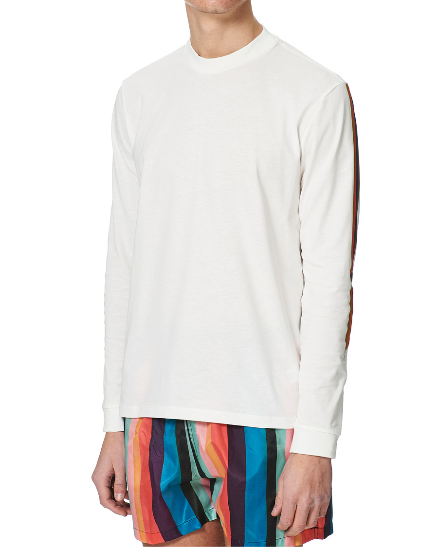 Men | T-Shirts | Paul Smith | Artist Striped T-Shirt White