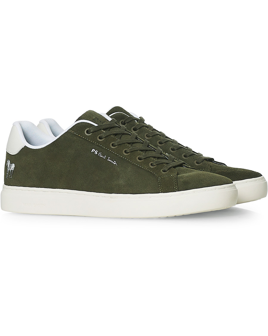 Men | PS Paul Smith Rex Zebra Sneakers Green | PS Paul Smith | Rex Zebra Sneakers Green
