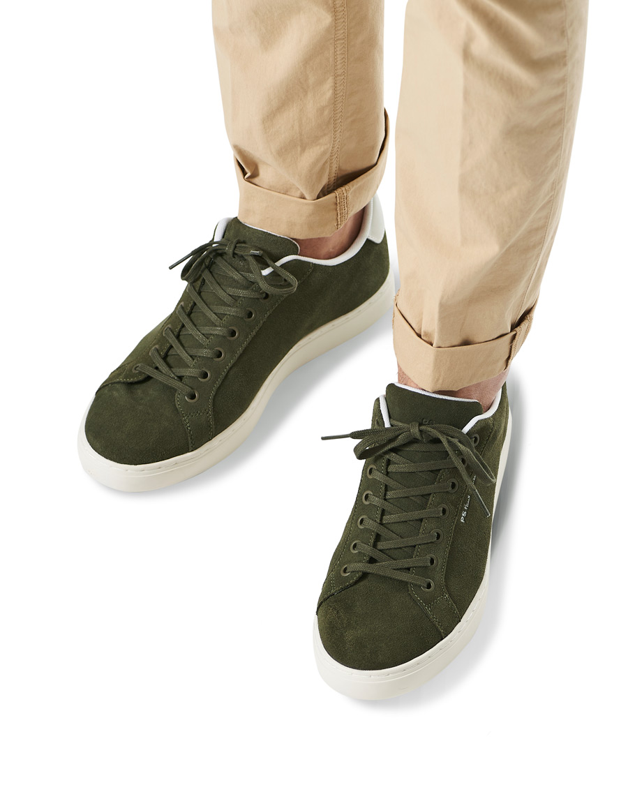 Men | PS Paul Smith Rex Zebra Sneakers Green | PS Paul Smith | Rex Zebra Sneakers Green