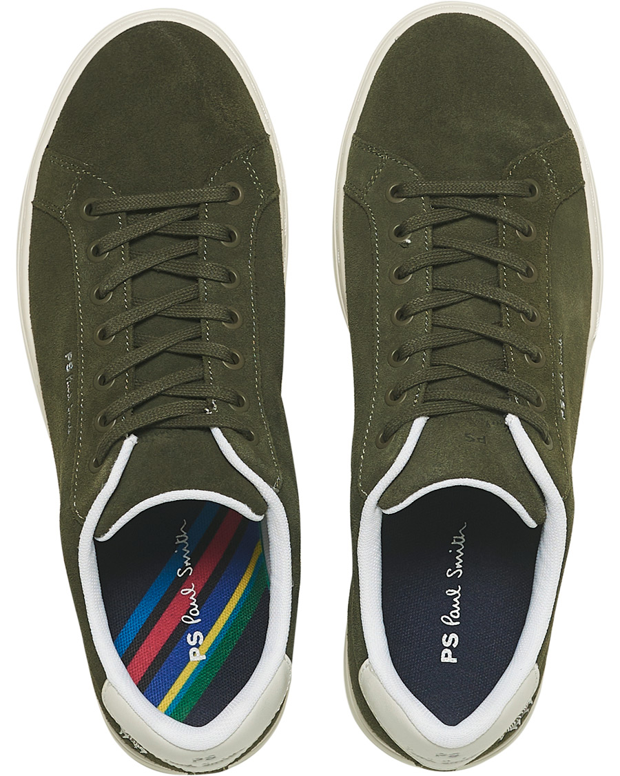 Men | PS Paul Smith Rex Zebra Sneakers Green | PS Paul Smith | Rex Zebra Sneakers Green