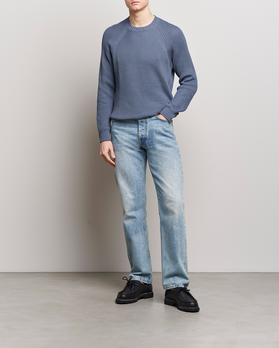Men | Sweaters & Knitwear | Peregrine | Harry Organic Cotton Sweater Sand