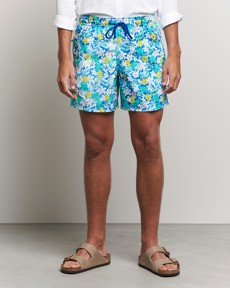 Men | Swimwear | Vilebrequin | Moorea Swim Shorts Blue Lazuli