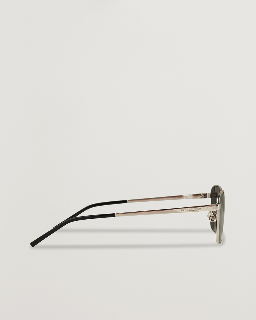 Men | Saint Laurent SL 529 Sunglasses Silver/Grey | Saint Laurent | SL 529 Sunglasses Silver/Grey