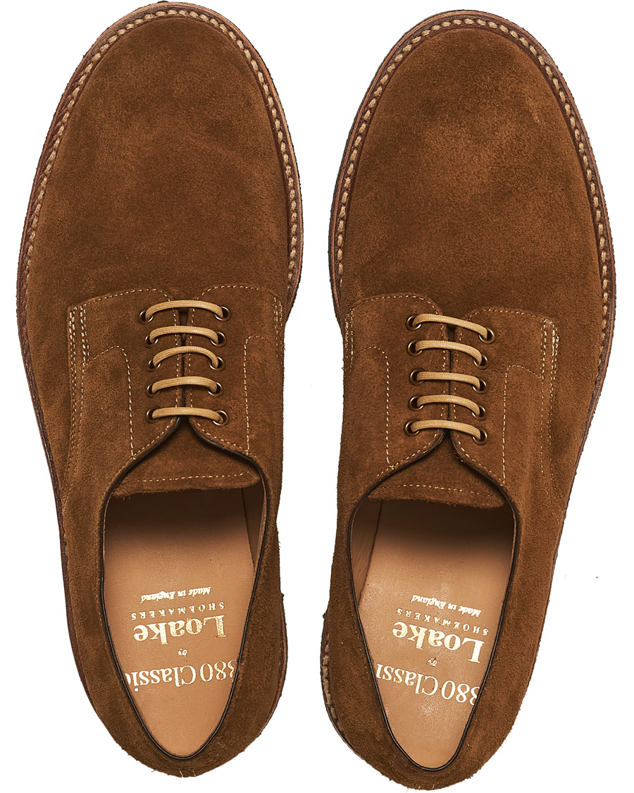 Men | Loake 1880 Chichester Suede Derby Tobacco | Loake 1880 | Chichester Suede Derby Tobacco