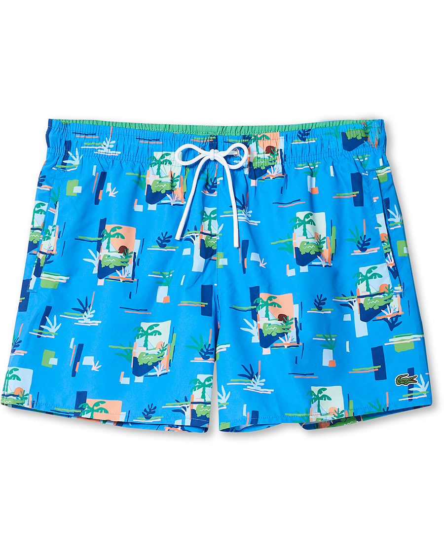Men | Swimwear | Lacoste | Print Light Swimming Trunks Etehereal