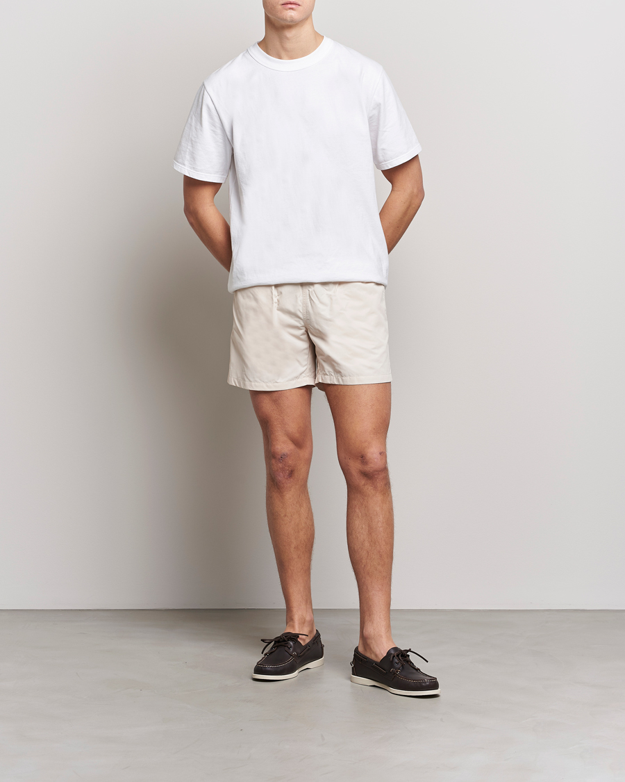 Men | Swimwear | Colorful Standard | Classic Organic Swim Shorts Ivory White