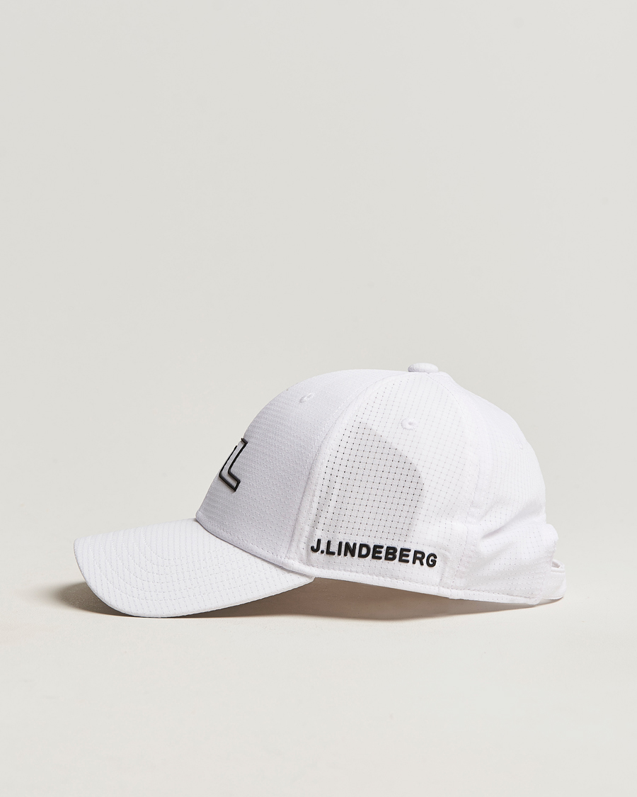 Men | Hats & Caps | J.Lindeberg | Caden Golf Cap White