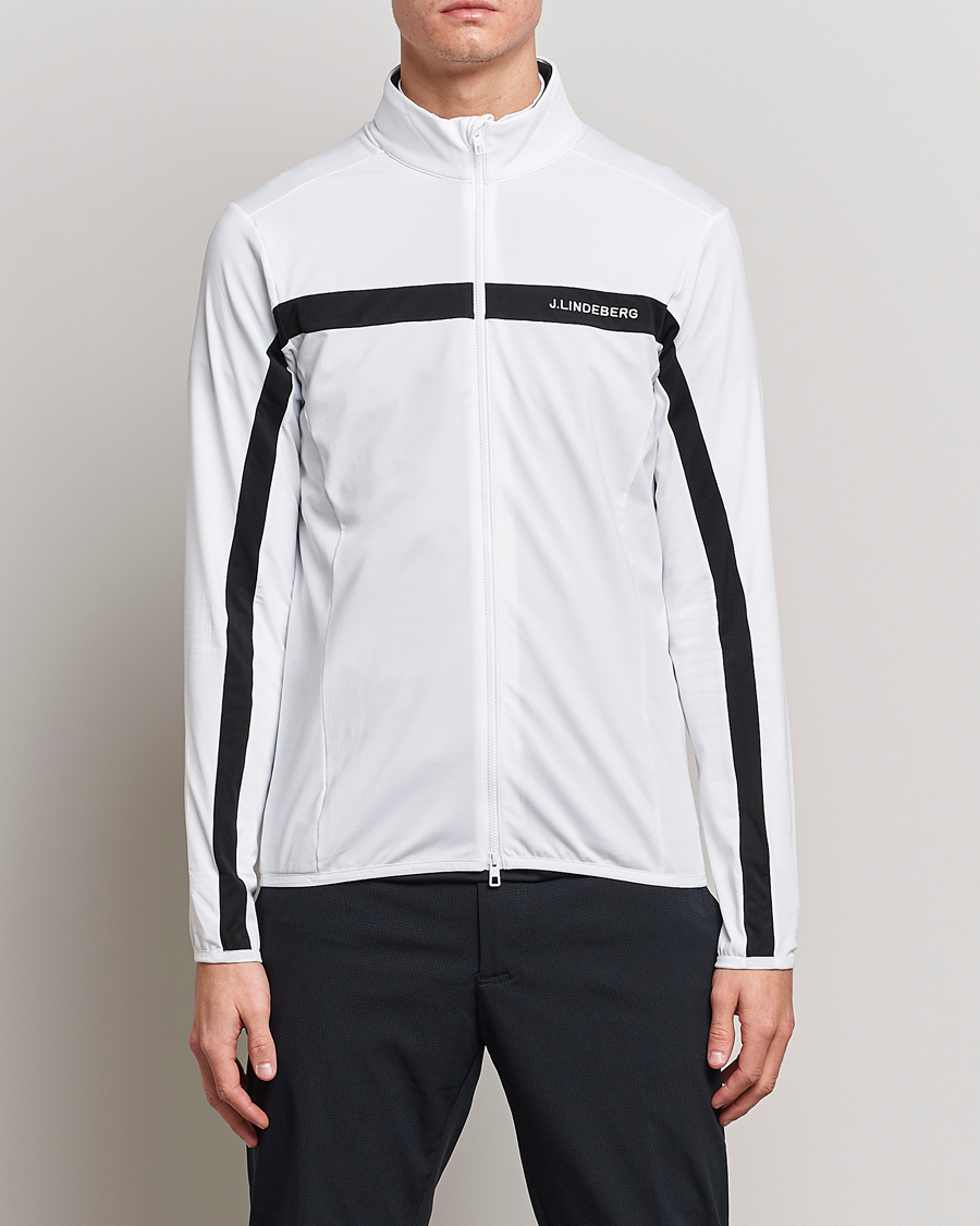 Men | Sweaters & Knitwear | J.Lindeberg | Jarvis Mid Layer Jacket White