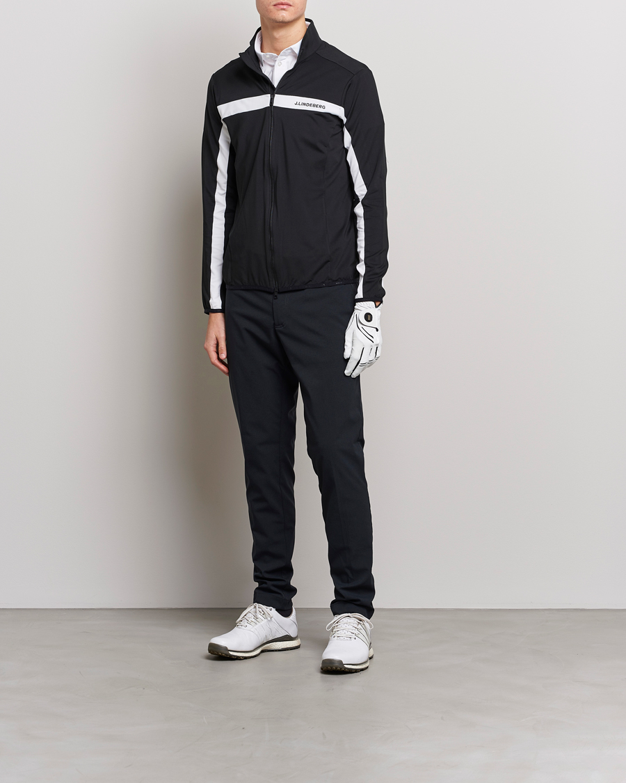 Men | Sweaters & Knitwear | J.Lindeberg | Jarvis Mid Layer Jacket Black