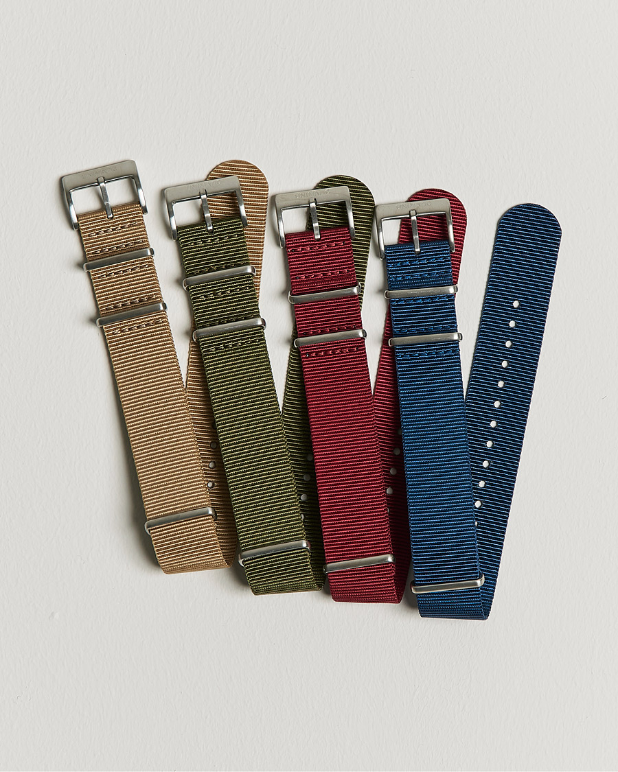 Men | Watch straps | UNIMATIC | Heritage Nato Steel 22mm Strap Set Multi