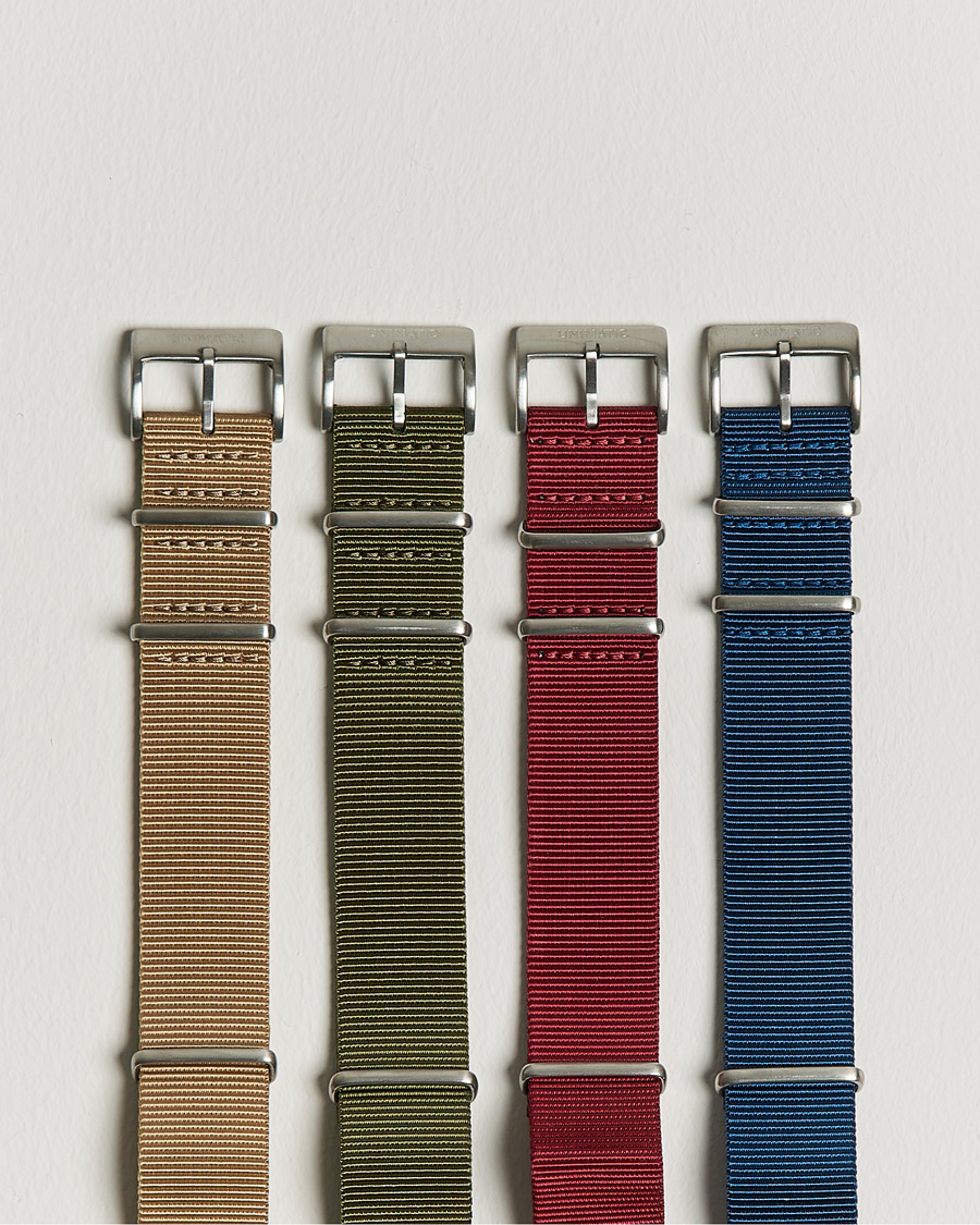 Men | Watch straps | UNIMATIC | Heritage Nato Steel 22mm Strap Set Multi