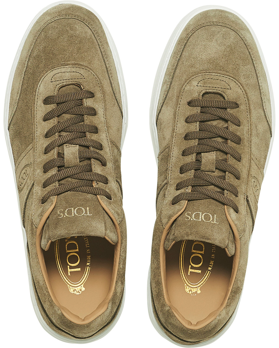 Men | Tod's Cassetta Alta Sneaker Taupe Suede | Tod's | Cassetta Alta Sneaker Taupe Suede