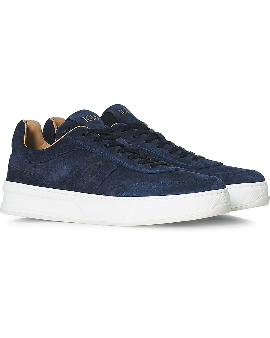 Men | Tod's Cassetta Alta Sneaker Navy Suede | Tod's | Cassetta Alta Sneaker Navy Suede