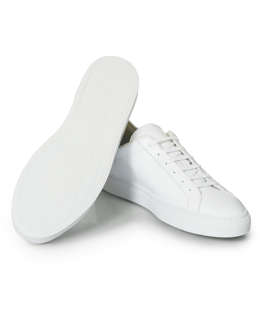 Men | Common Projects Retro Low Sneaker White/Red | Common Projects | Retro Low Sneaker White/Red