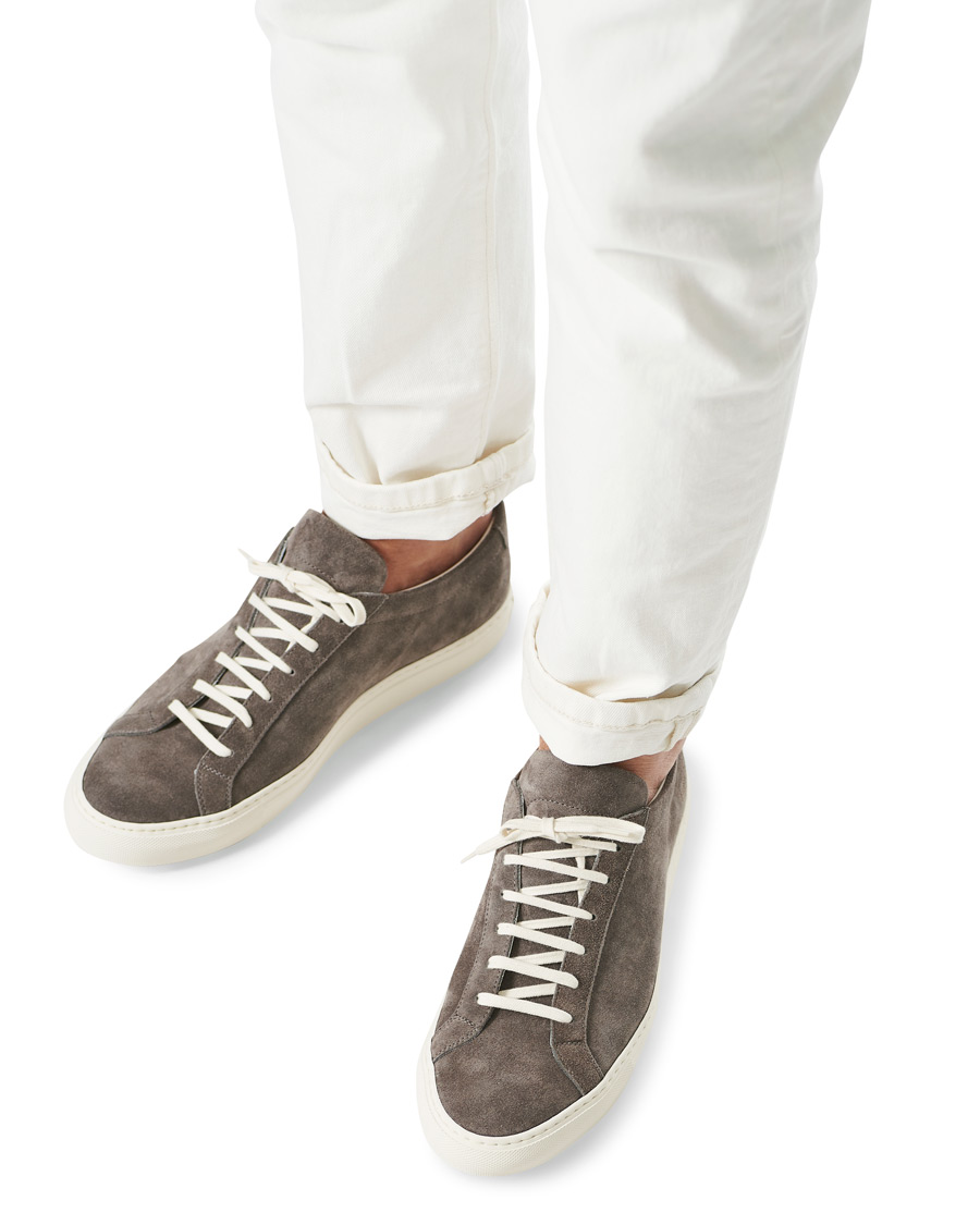 Men | Common Projects Achilles Low Suede Sneaker Dark Grey | Common Projects | Achilles Low Suede Sneaker Dark Grey