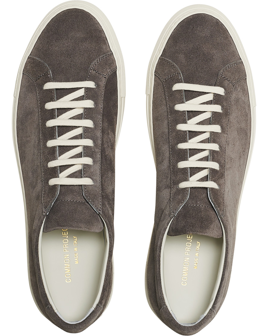 Men | Common Projects Achilles Low Suede Sneaker Dark Grey | Common Projects | Achilles Low Suede Sneaker Dark Grey