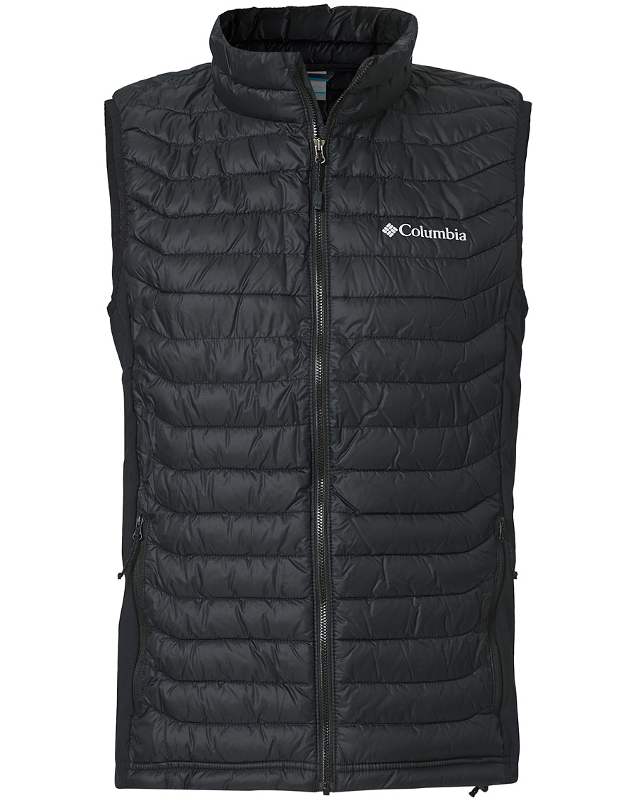 Men | Coats & Jackets | Columbia | Powder Pass Lightweight Padded Vest Black