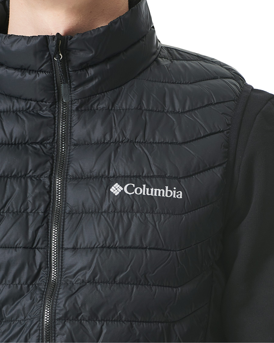 Men | Coats & Jackets | Columbia | Powder Pass Lightweight Padded Vest Black