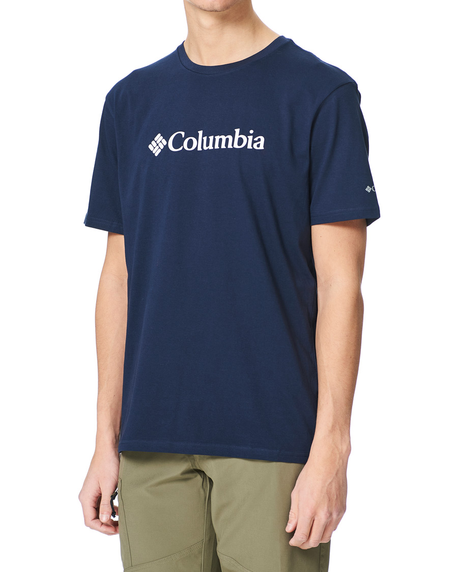 Men | T-Shirts | Columbia | Basic Logo Tee Collegiate Navy