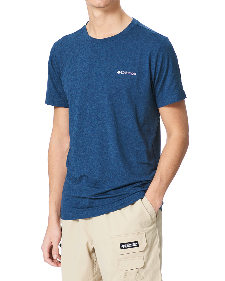 Men | T-Shirts | Columbia | Tech Trail Graphic Tee Collegiate Navy