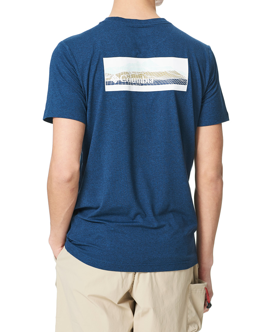 Men | T-Shirts | Columbia | Tech Trail Graphic Tee Collegiate Navy