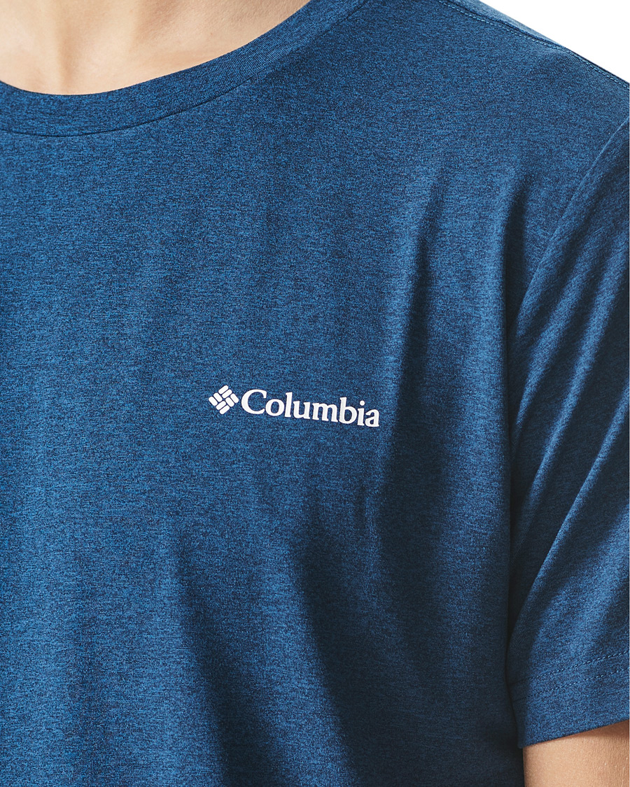 Men | T-Shirts | Columbia | Tech Trail Graphic Tee Collegiate Navy
