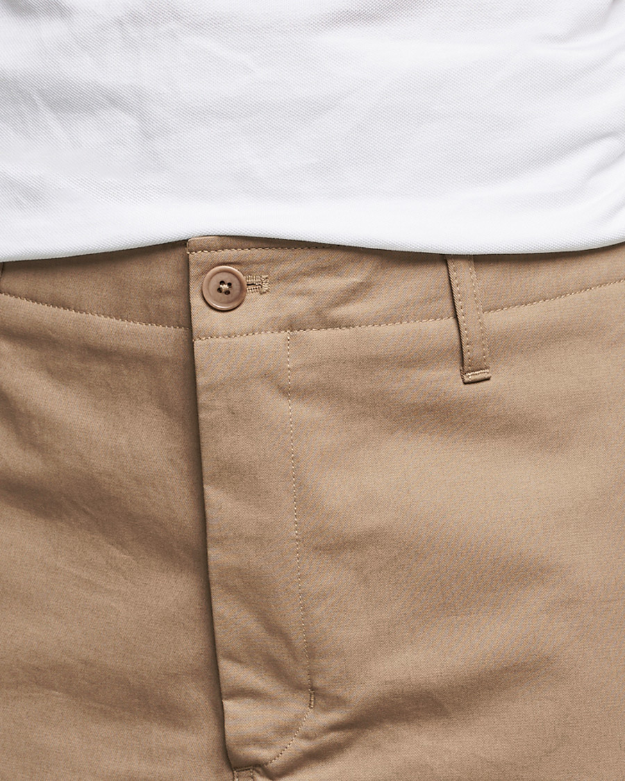 Men | Shorts | Filippa K | Flynn Cotton Shorts Dark Khaki
