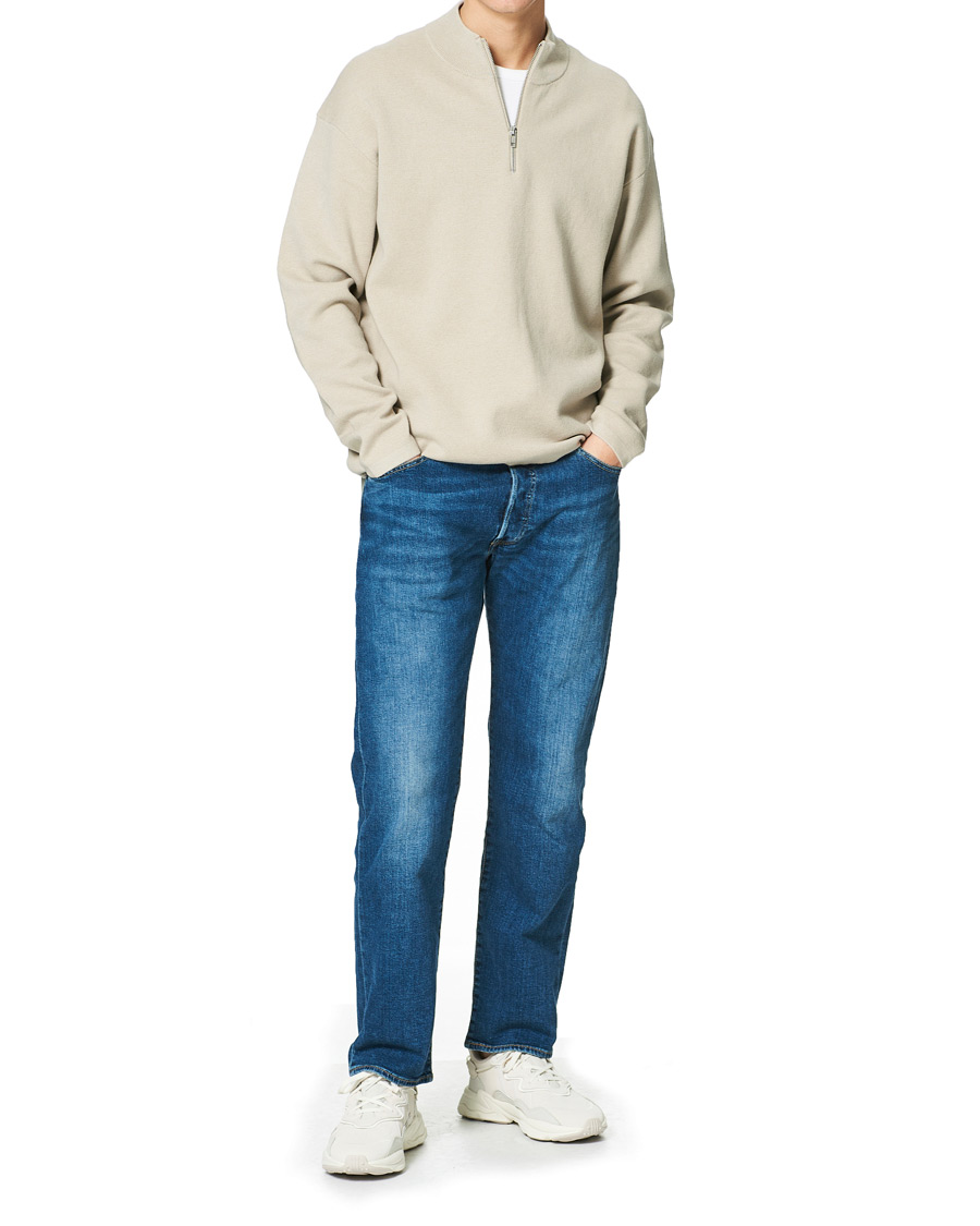 Men | Sweaters & Knitwear | Filippa K | Ethan Sweater Grey Beige