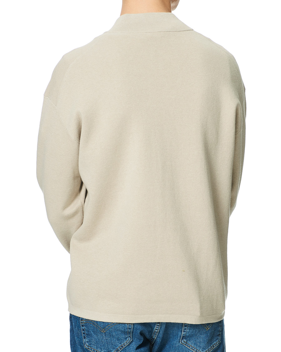 Men | Sweaters & Knitwear | Filippa K | Ethan Sweater Grey Beige