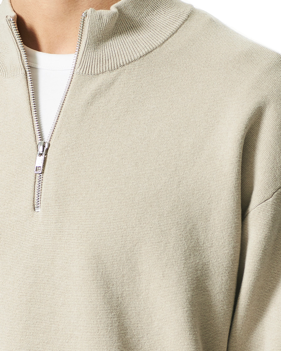 Men | Sweaters & Knitwear | Filippa K | Ethan Sweater Grey Beige